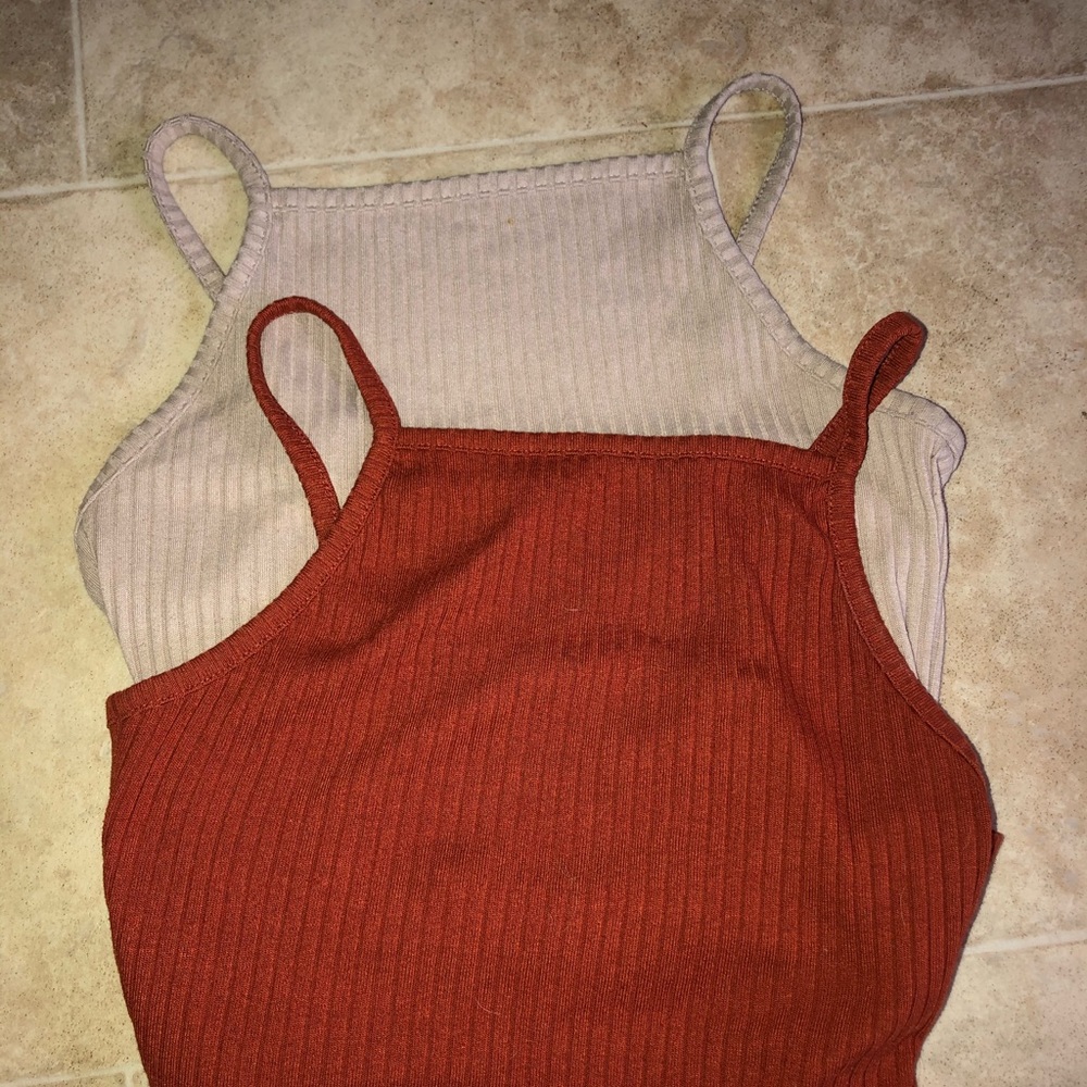 Ribbed tank tops